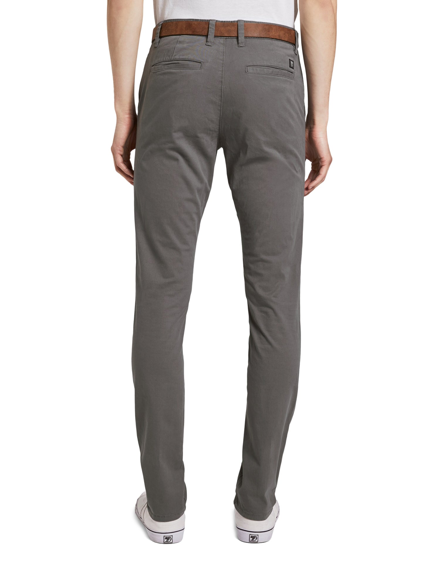 Chino Hose mit Gürtel