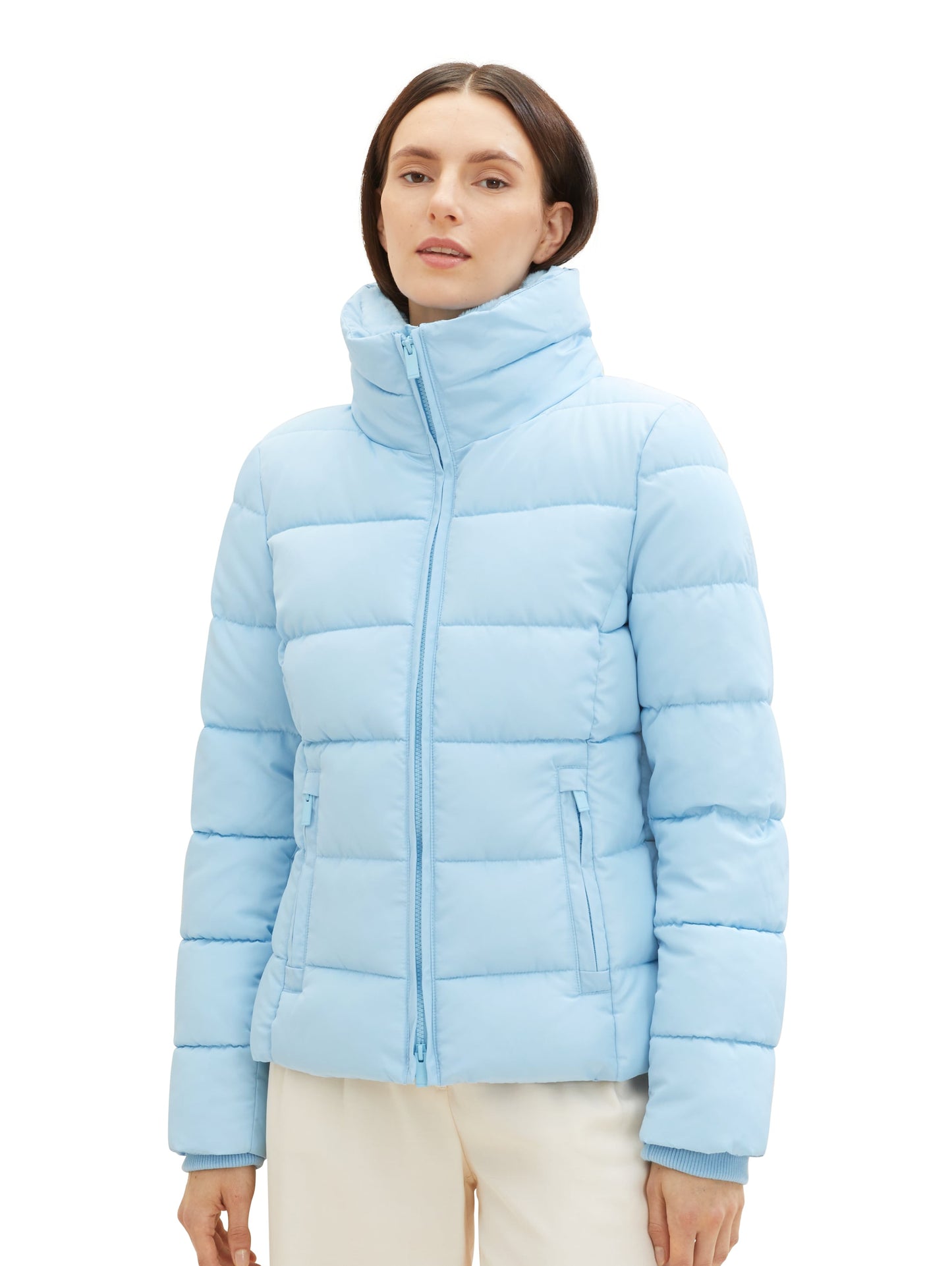 Puffer-Jacke mit Stehkragen