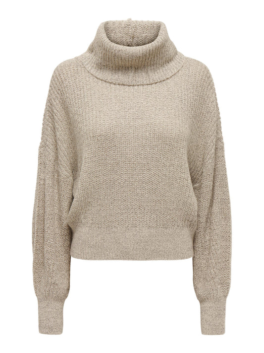 JDYMEGAN L/S COWL NECK PULLOVER KNT NOOS