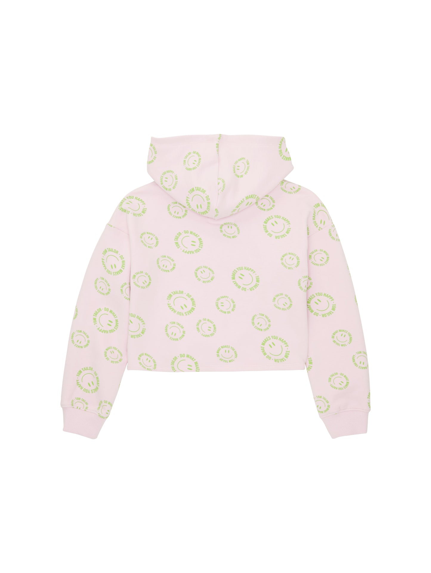 Cropped Hoodie mit Print