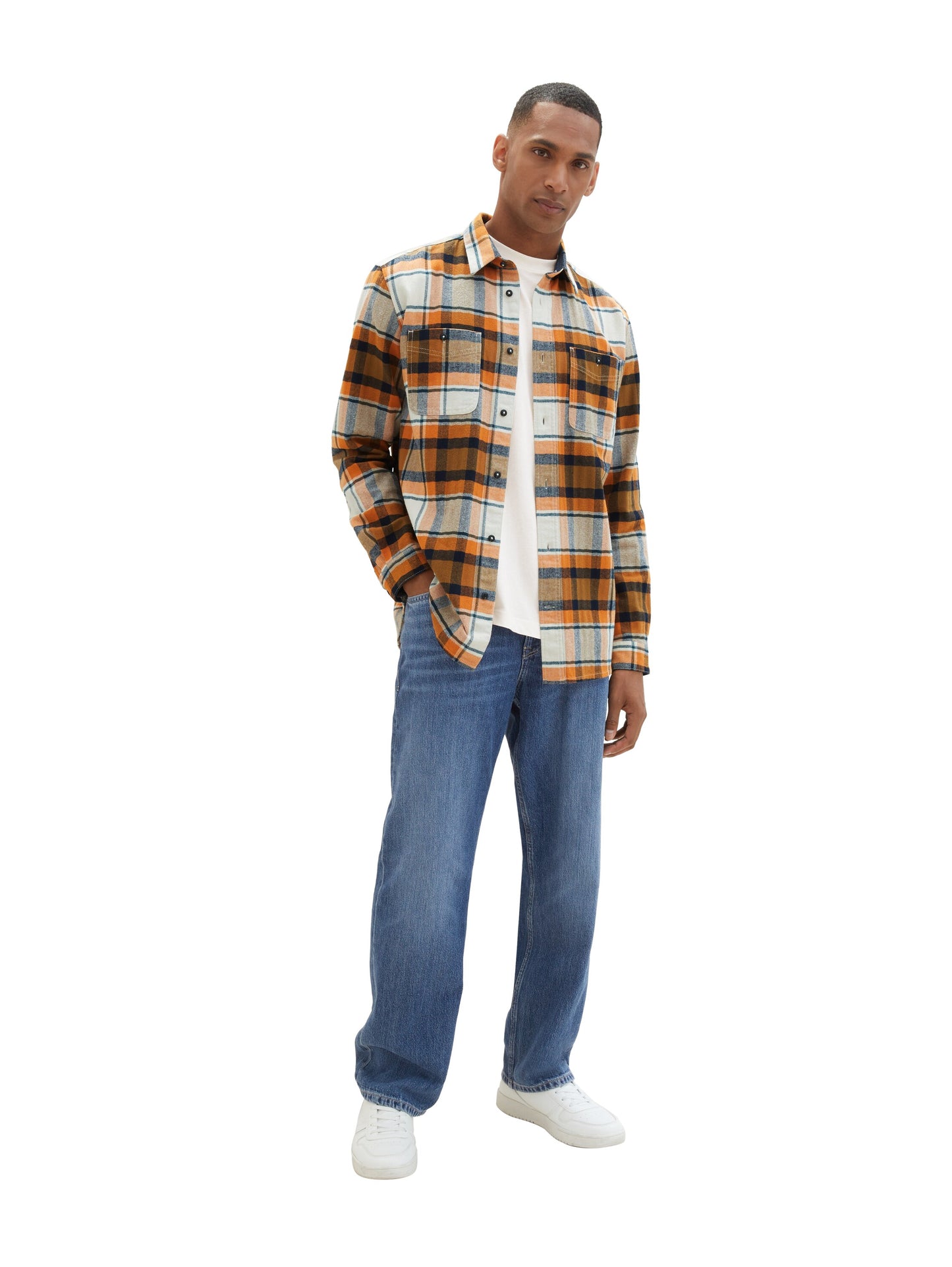 comfort checked shirt