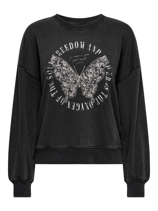 ONLLUCINDA L/S WINGS O-NECK BOX UB SWT