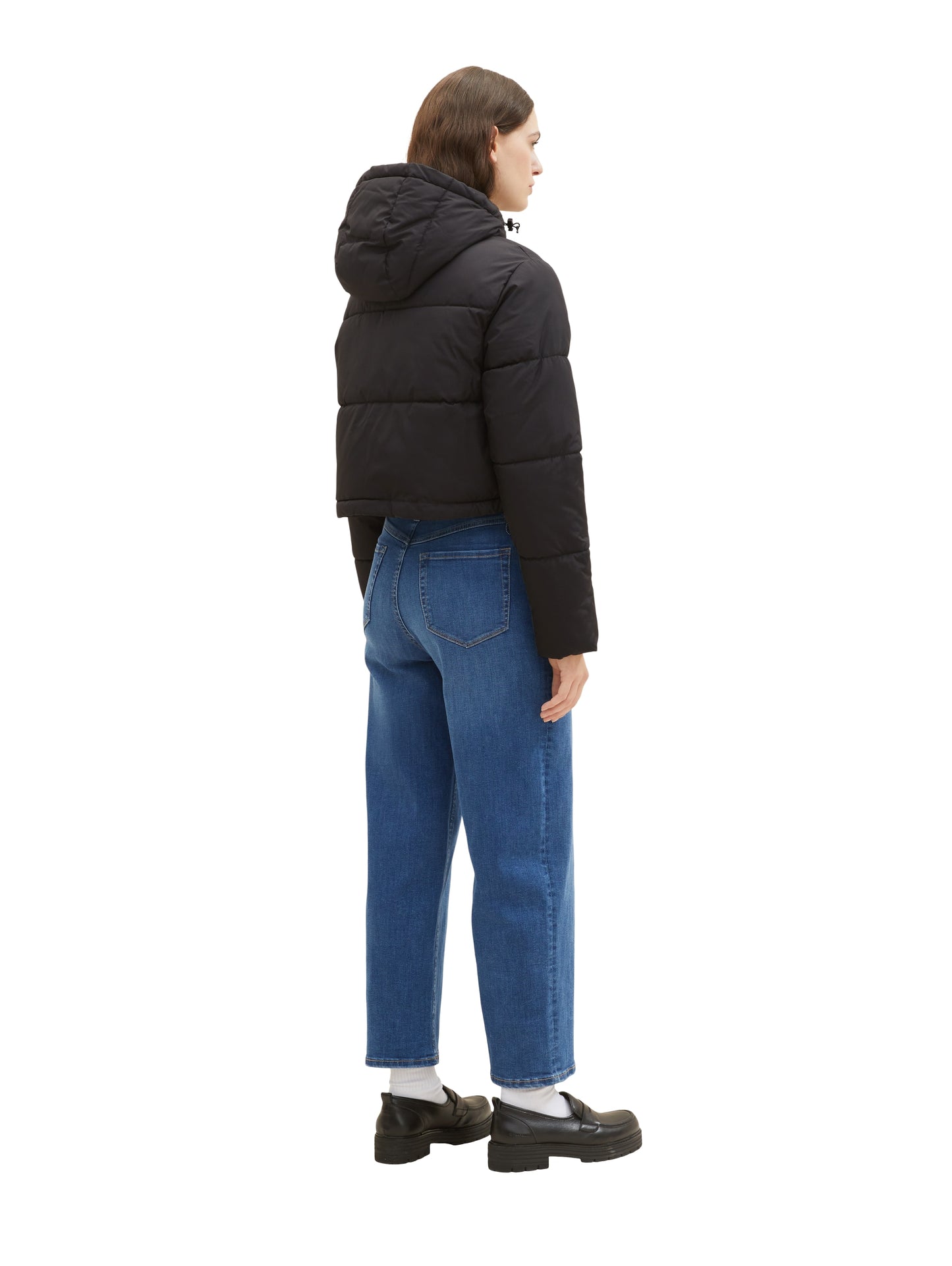 Kurze Puffer-Jacke