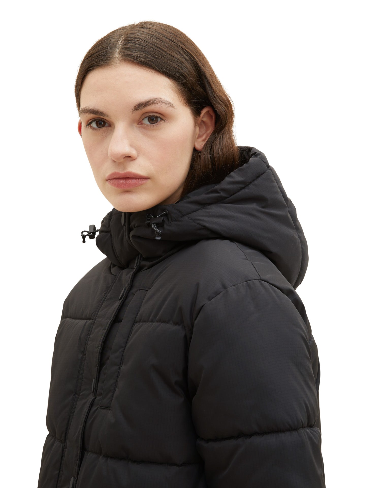 Kurze Puffer-Jacke