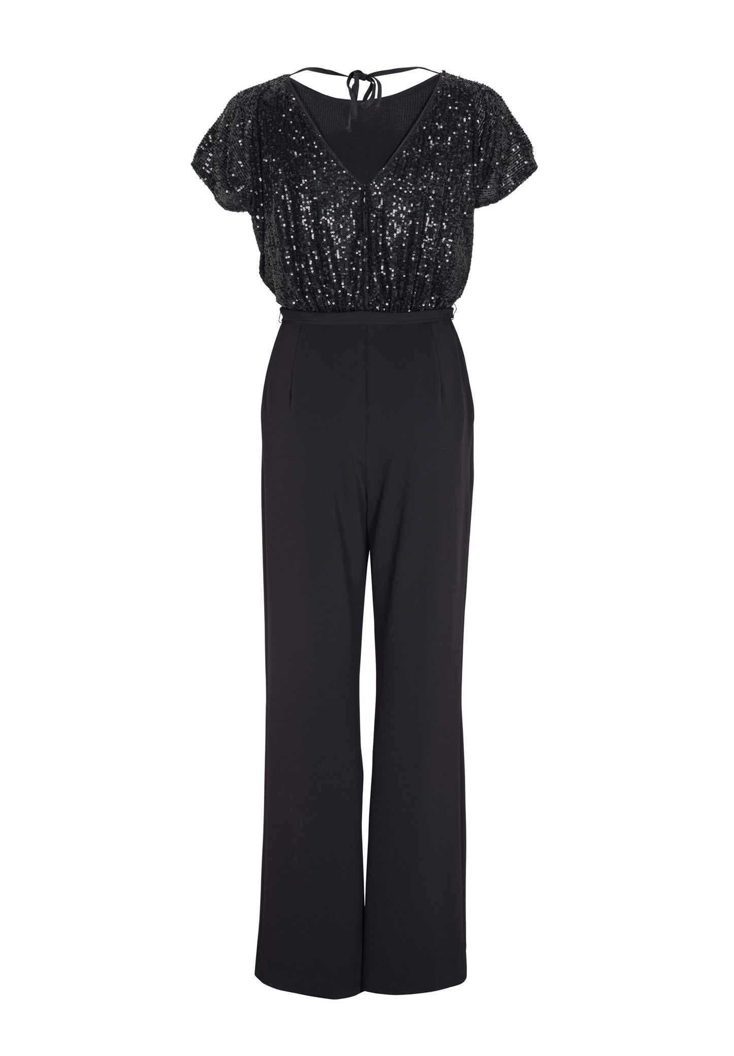 Jumpsuit mit Cut-Outs und weitem Bein