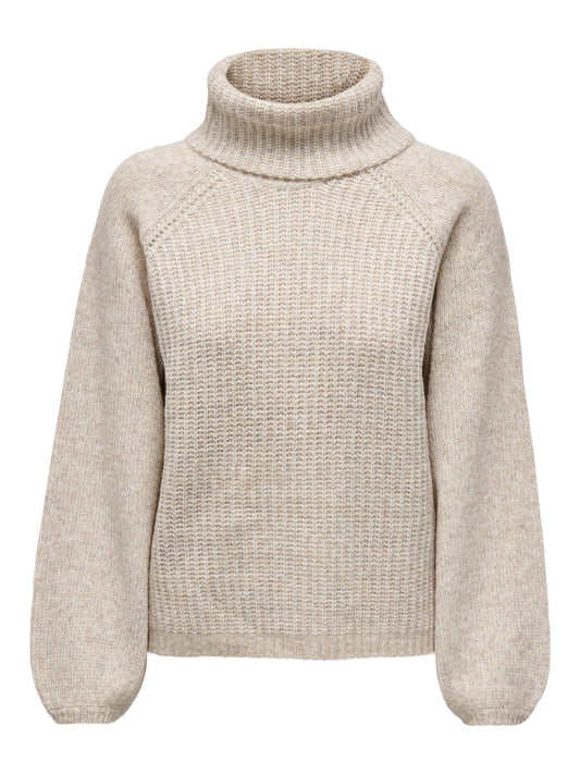 JDYSILJA L/S ROLL NECK PULL. KNT