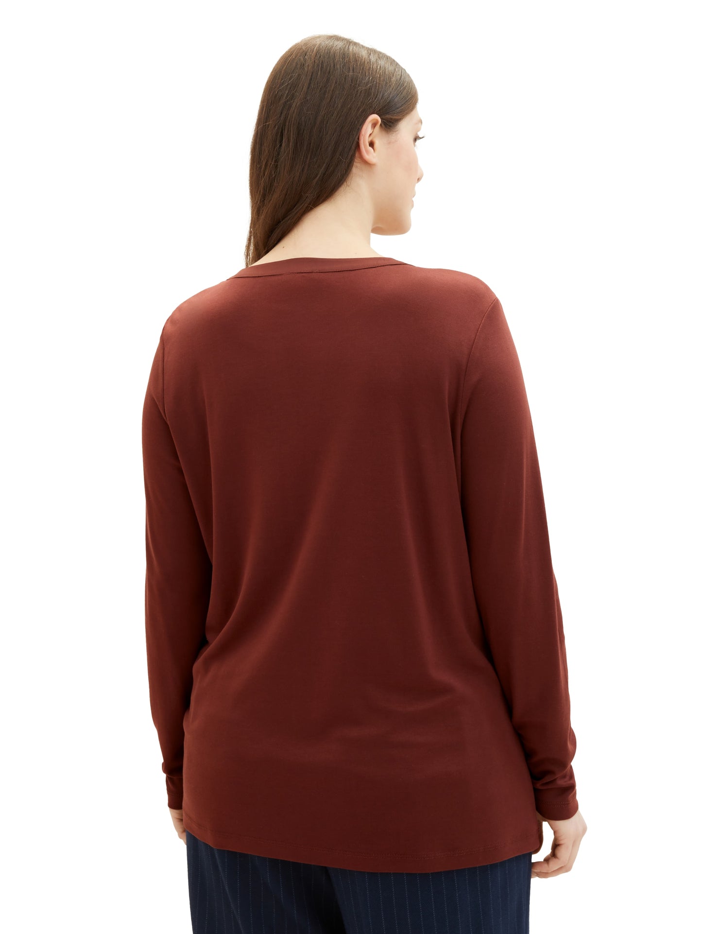 Plus - Langarmshirt mit Lyocell