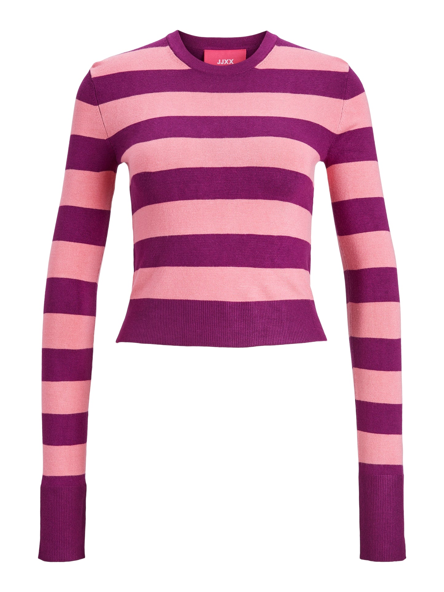 JXVALENTINA SOFT STRIPE CROP KNIT SN