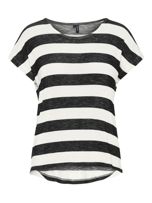 VMWIDE STRIPE S/L TOP GA JRS