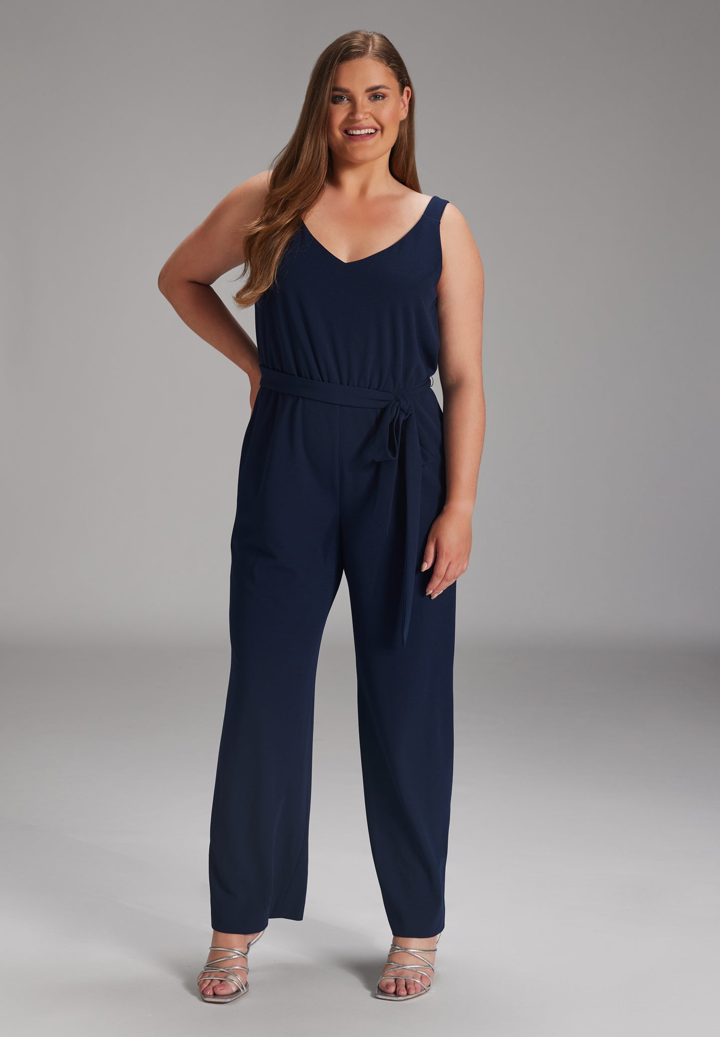 Curve / Jumpsuit aus elastischer Crepeware