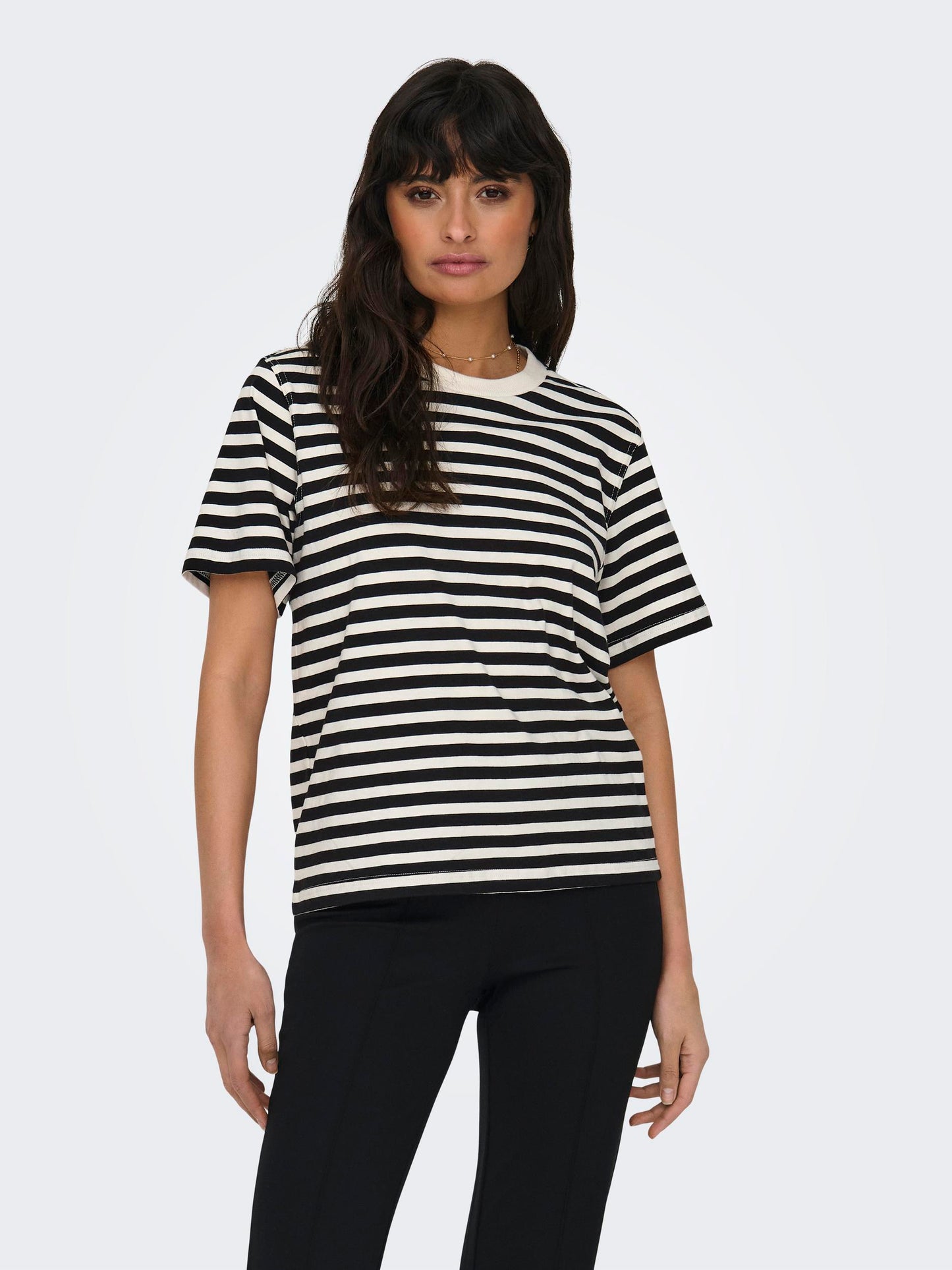 ONLLIVINA S/S STRIPE TEE JRS NOOS