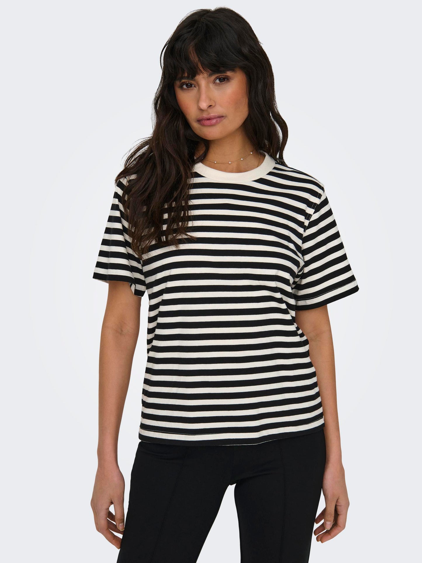 ONLLIVINA S/S STRIPE TEE JRS NOOS