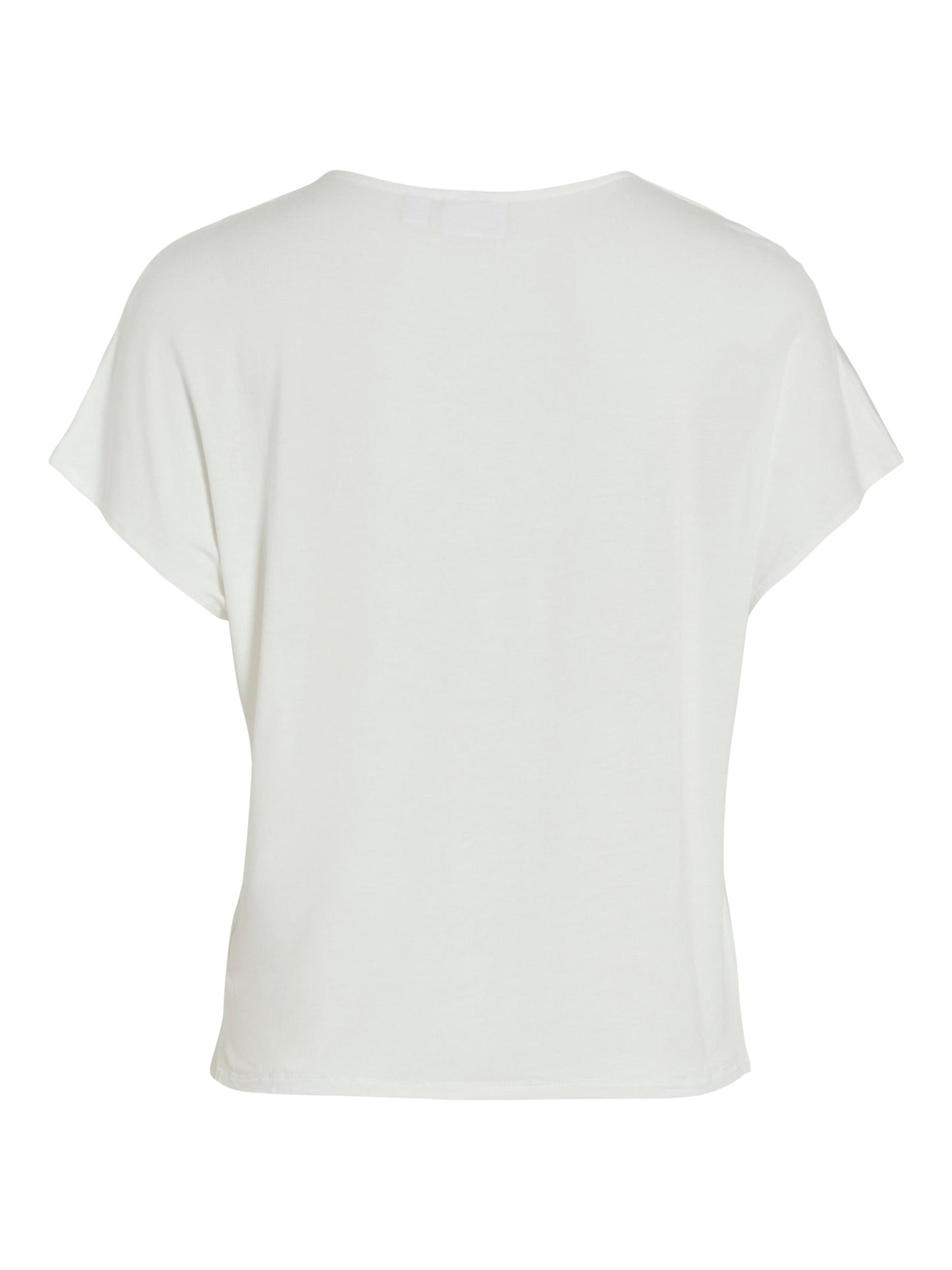 VIELLETTE V-NECK S/S SATIN TOP - NOOS