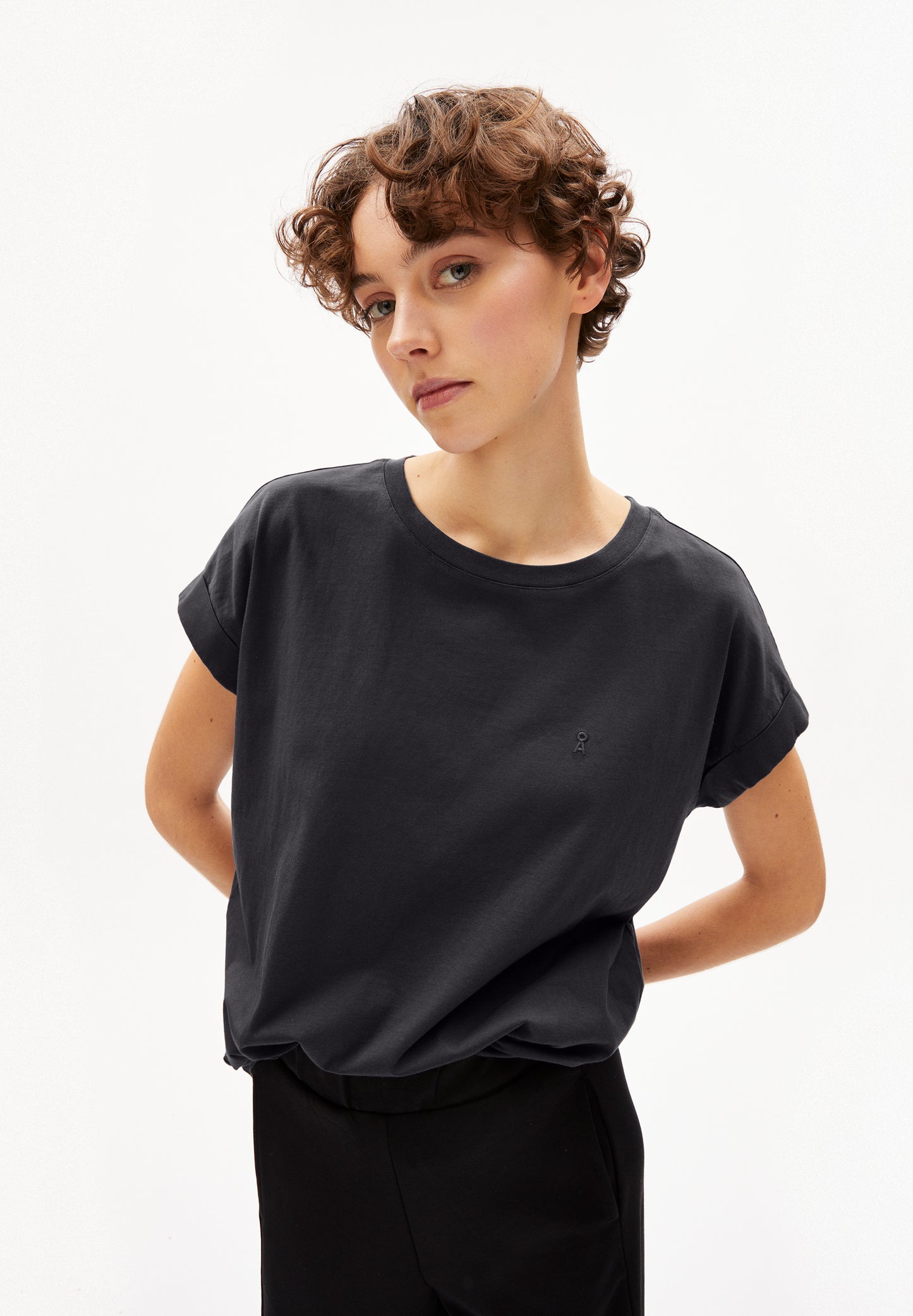 IDAARA Shirts T-Shirt Solid, graphite