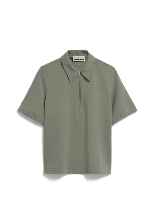 MARIAA GUADALUPE Shirts T-Shirt Solid, grey green