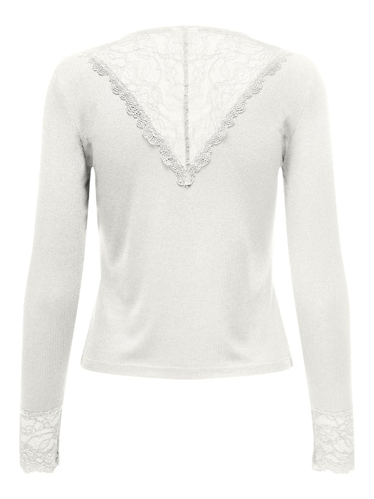 JDYROXY L/S LACE TOP JRS