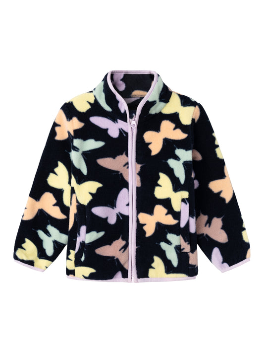 NMFMEEKO FLEECE JACKET BUTTERFLY