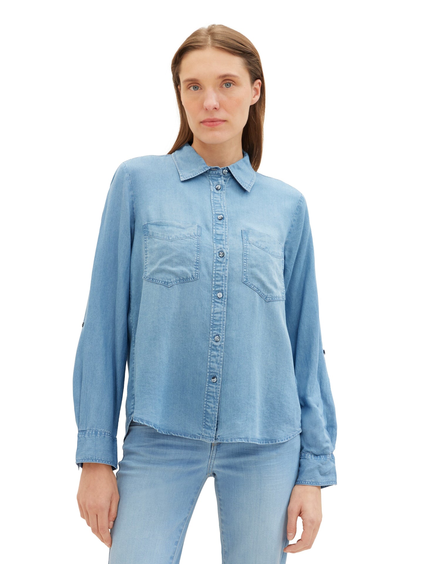 Bluse mit TENCEL(TM) Lyocell