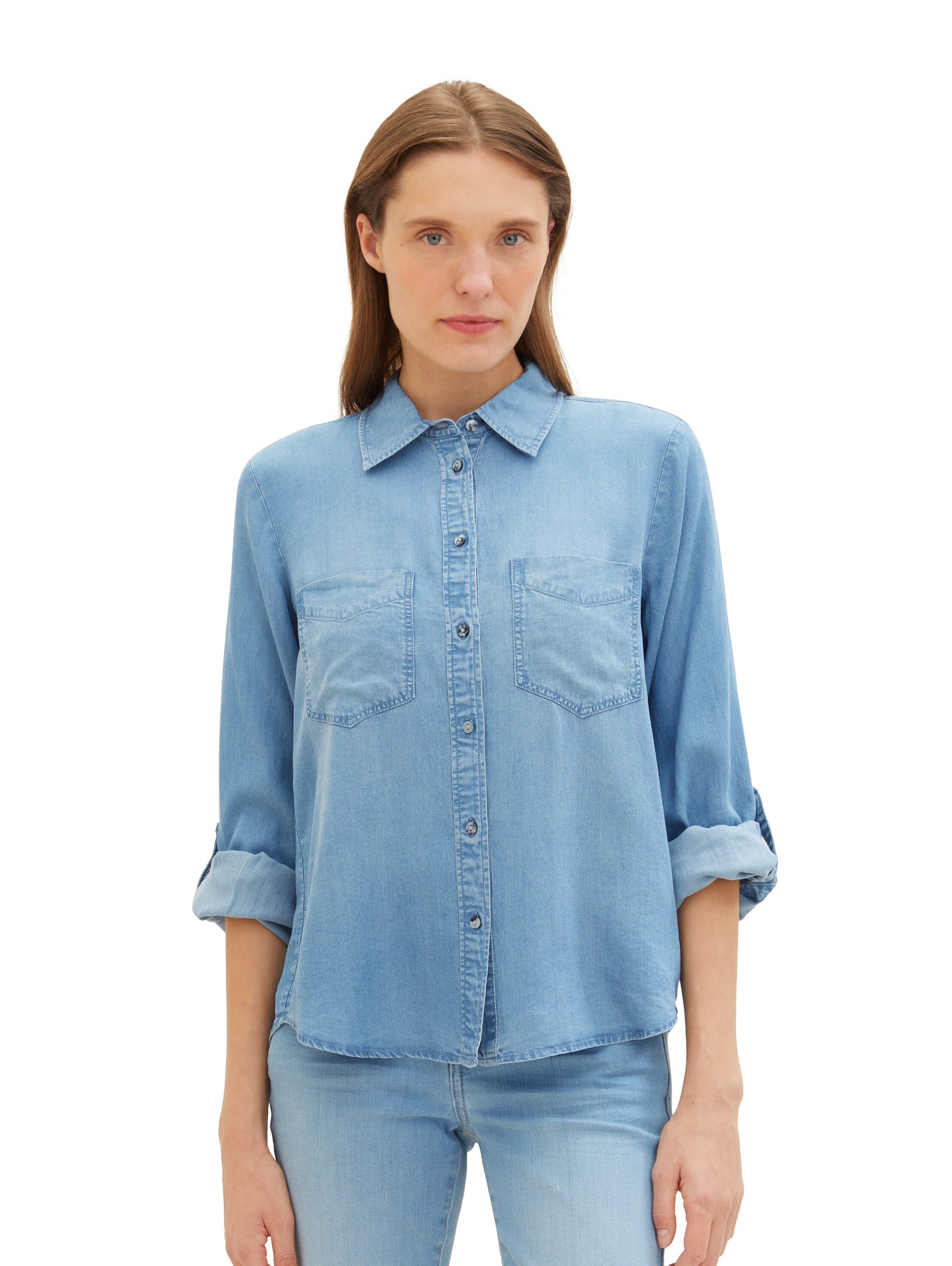 Bluse mit TENCEL(TM) Lyocell