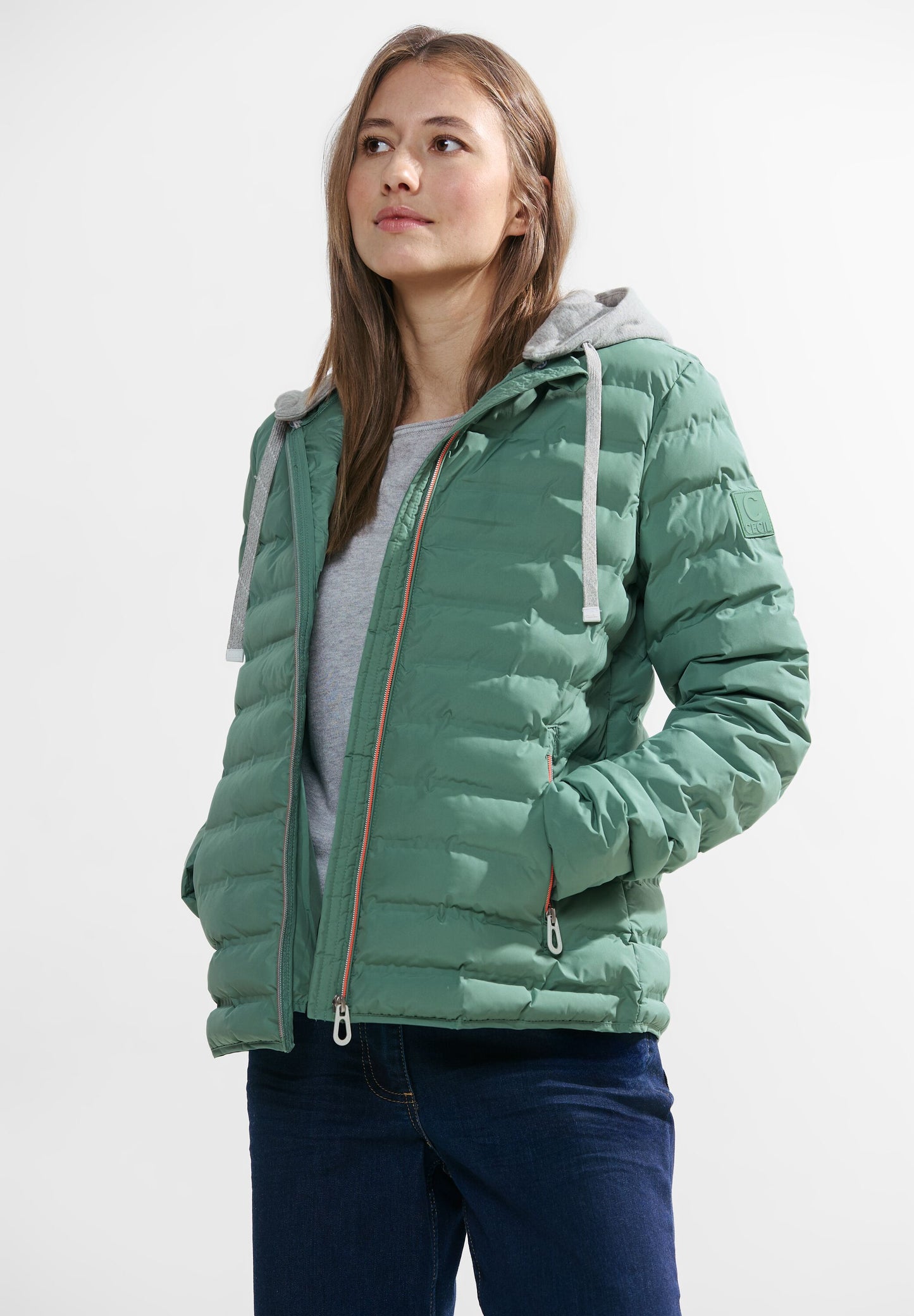 Kapuzen Steppjacke