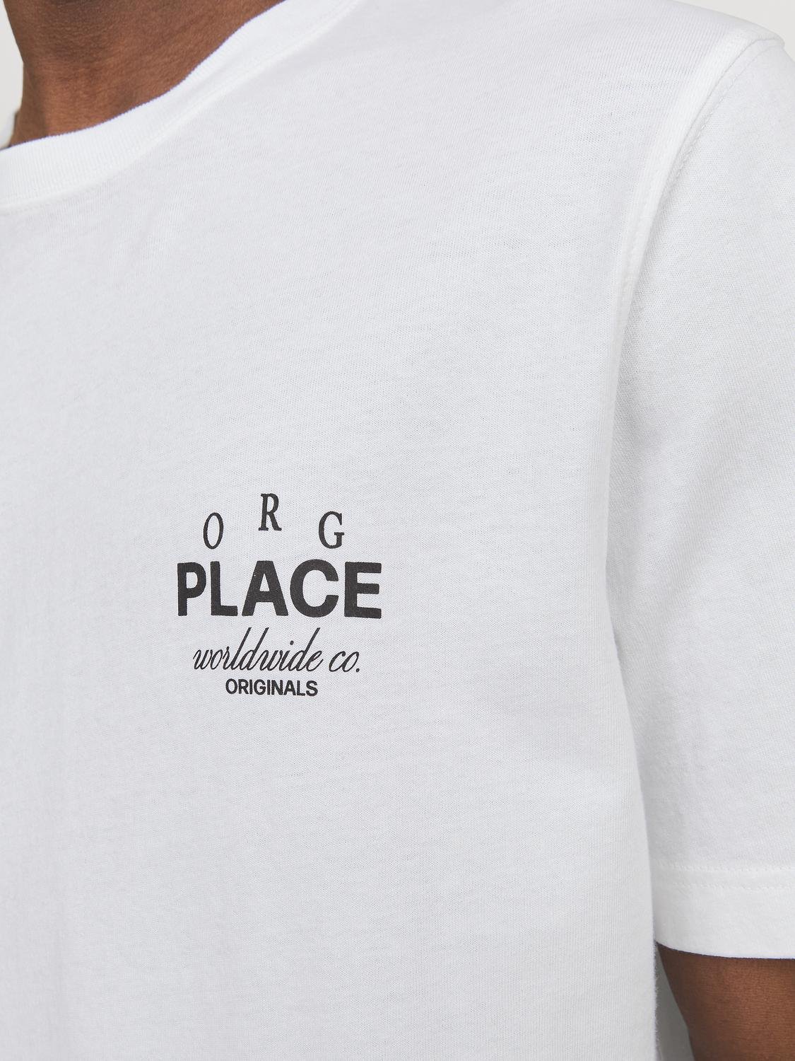 JORCASABLANCA BACK TEE SS CREW NECK