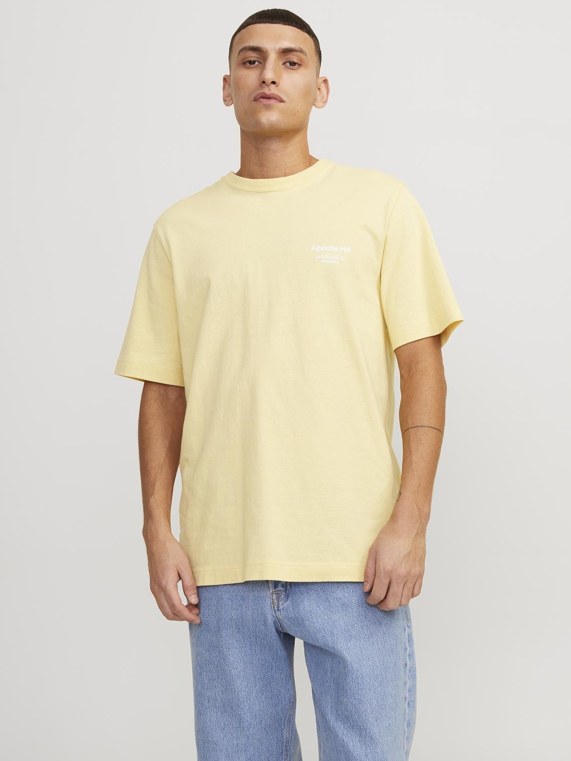 JORCASABLANCA BACK TEE SS CREW NECK