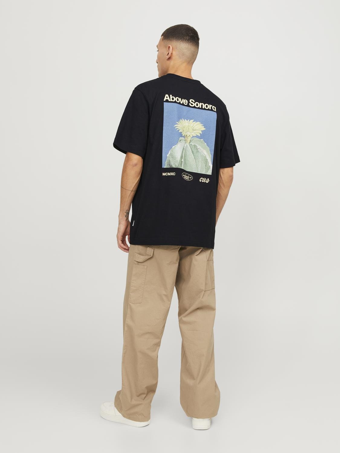 JORCASABLANCA BACK TEE SS CREW NECK