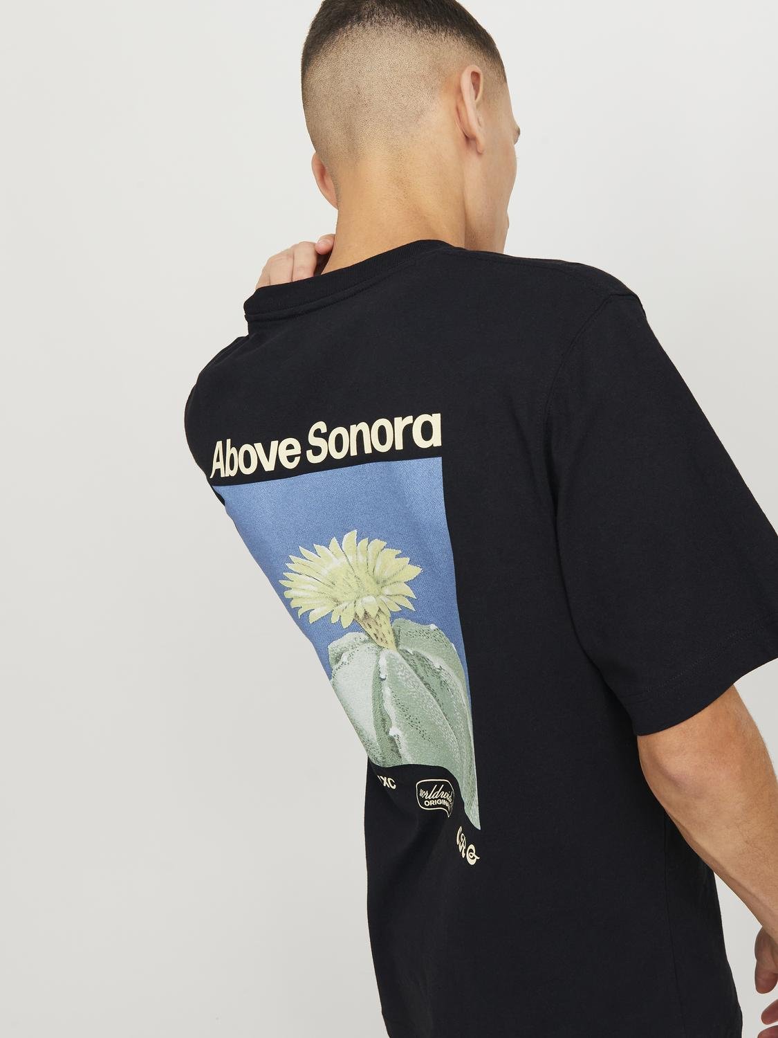 JORCASABLANCA BACK TEE SS CREW NECK