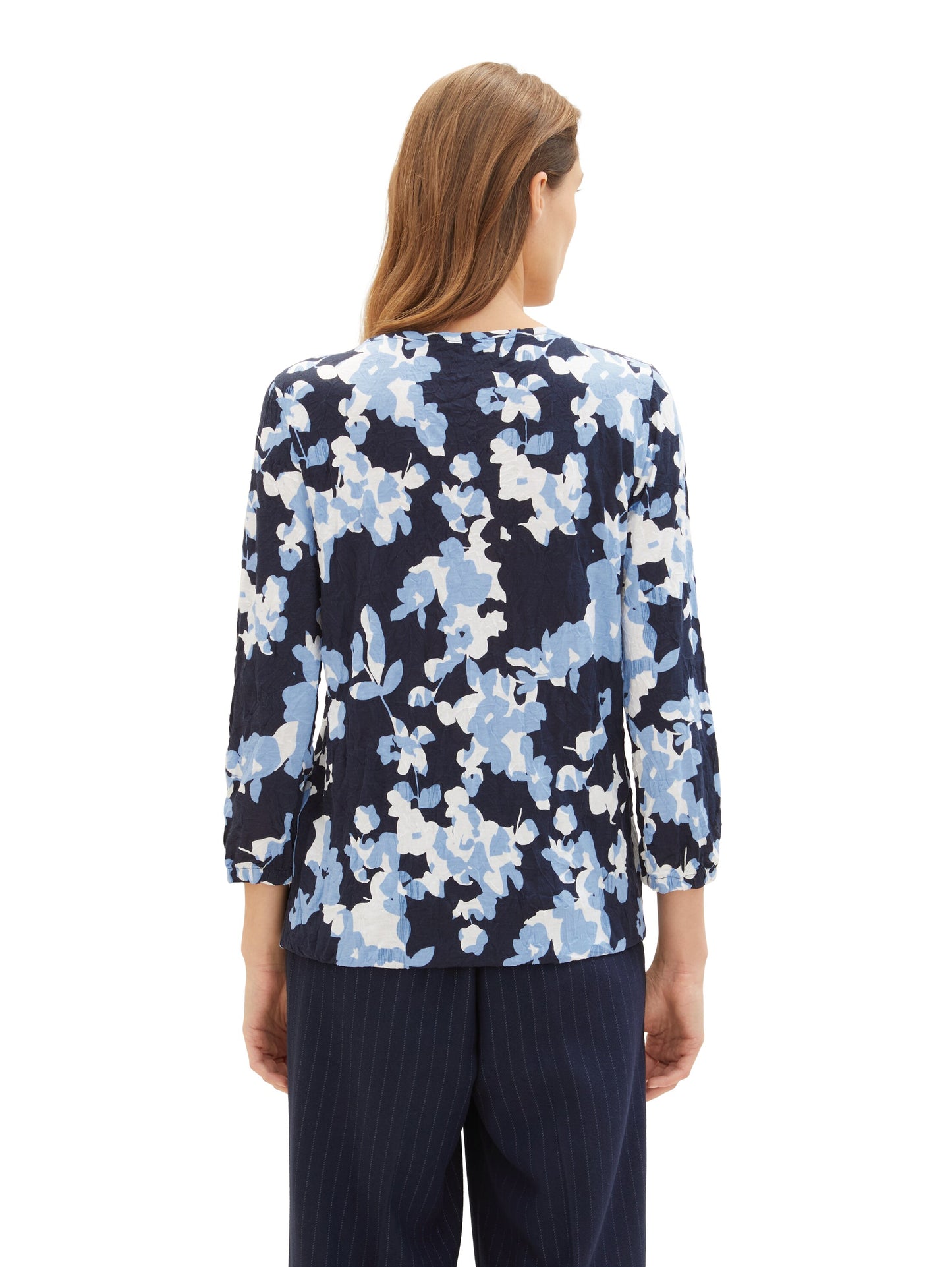 Henleyshirt mit Allover-Print