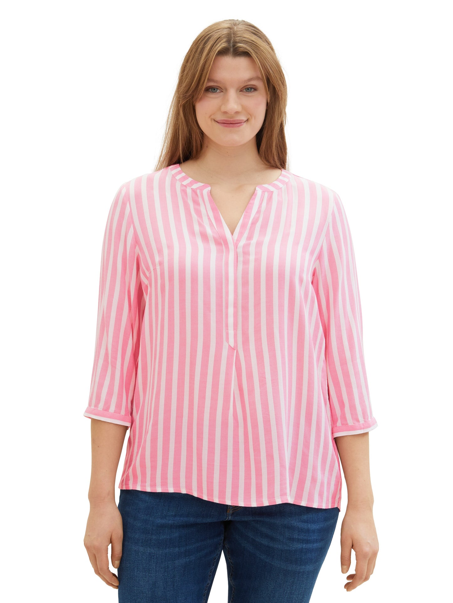 Plus - Gestreifte Bluse