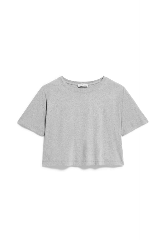 ALBERTAA TEAAMMATE Shirts T-Shirt Solid, grey melange