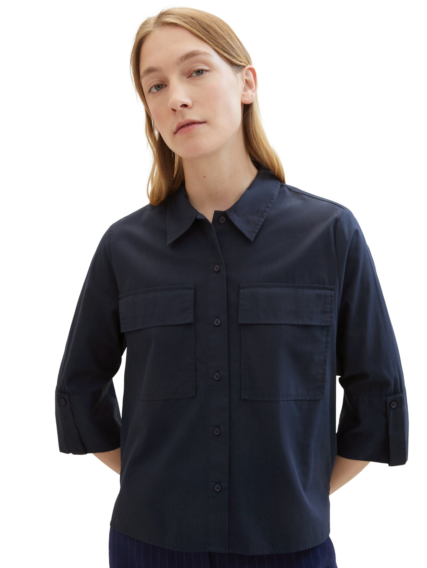 Bluse mit TENCEL(TM) Lyocell