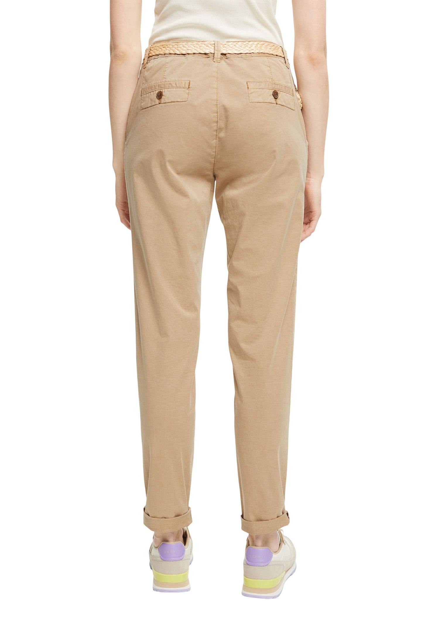 Cropped Chino aus Bio-Baumwolle