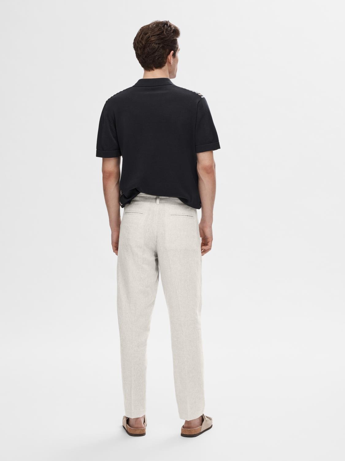 SLH196-STRAIGHT MADS LINEN PANT NOOS
