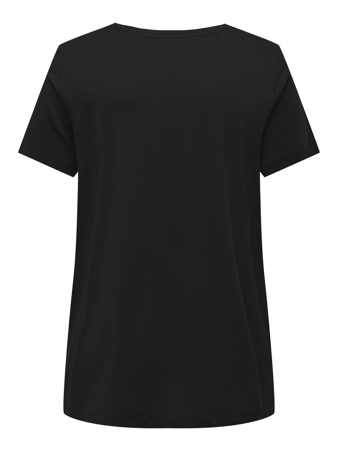 CARBONNIE LIFE S/S V A-SHAPE TEE NOOS