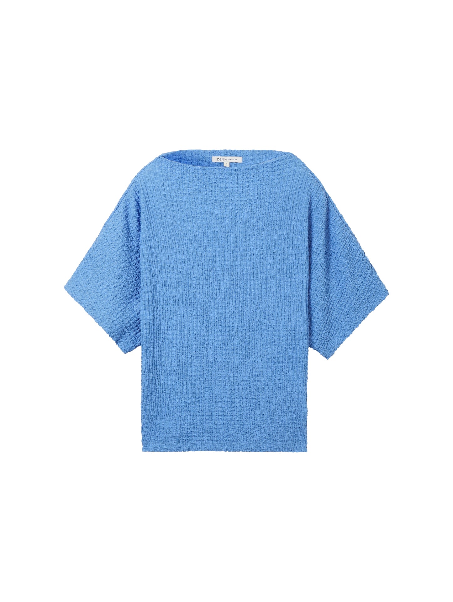 T-Shirt in Knitteroptik