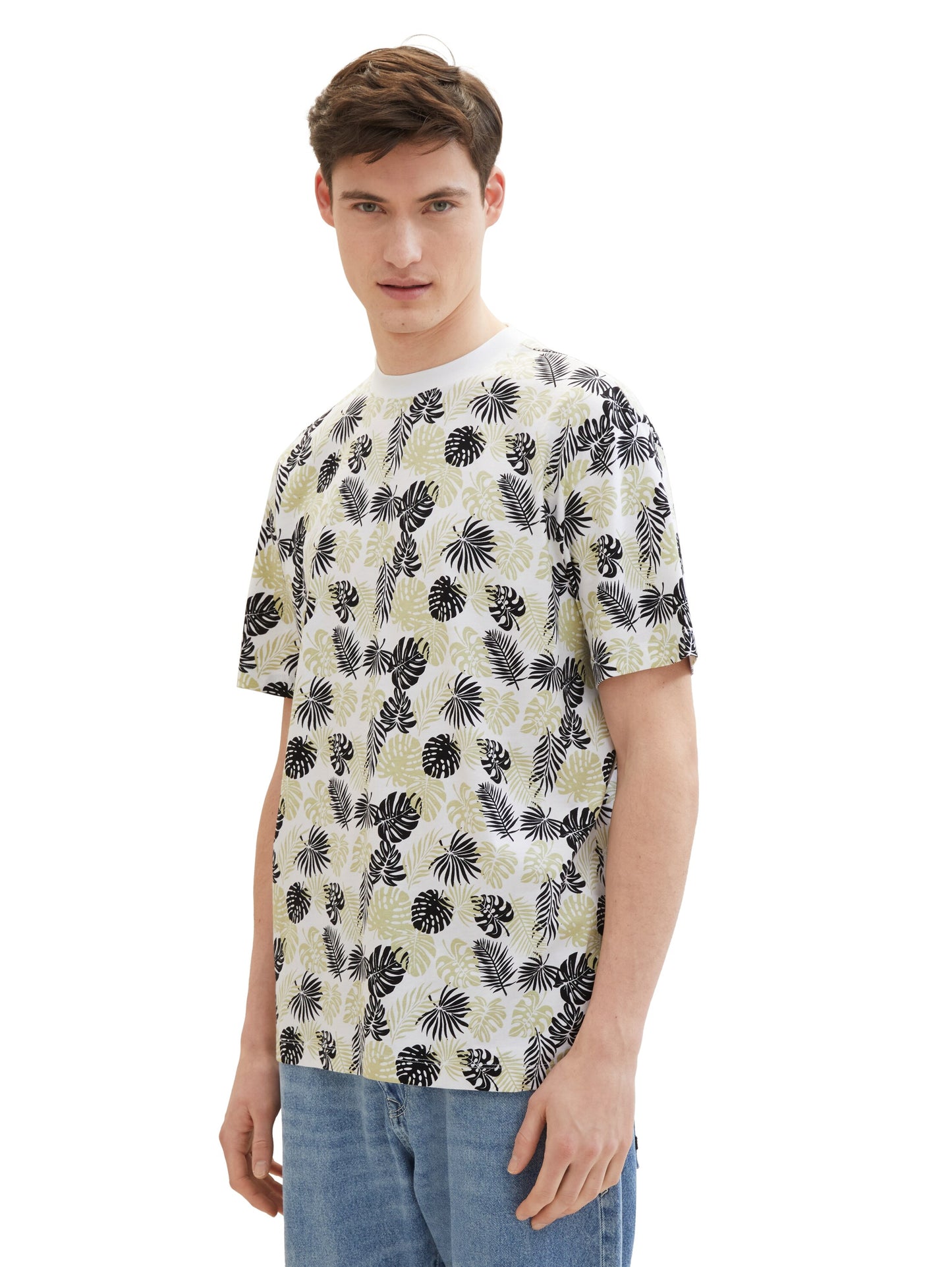 Relaxed T-Shirt mit Allover-Print