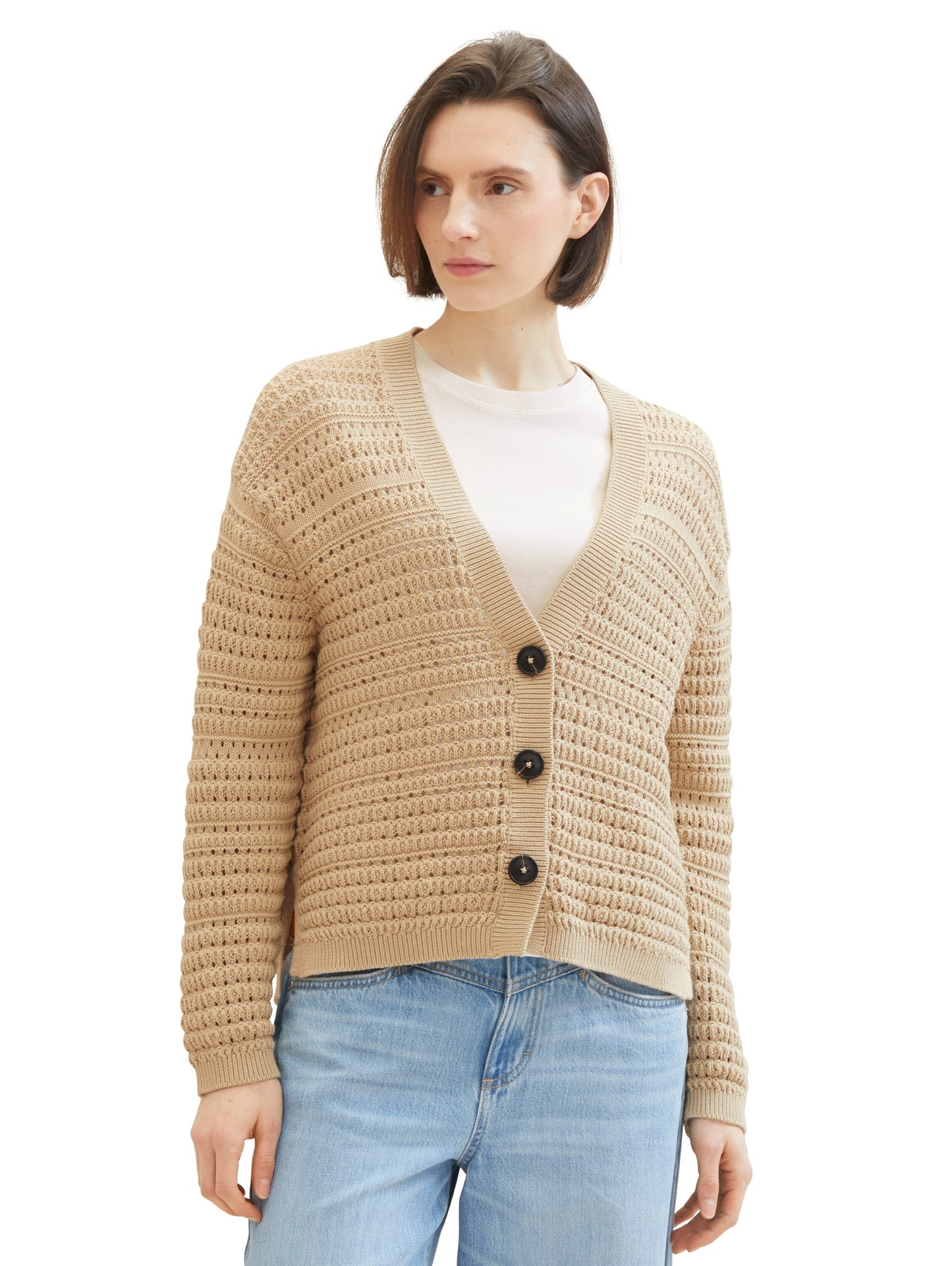 Strickjacke aus Bio-Baumwolle