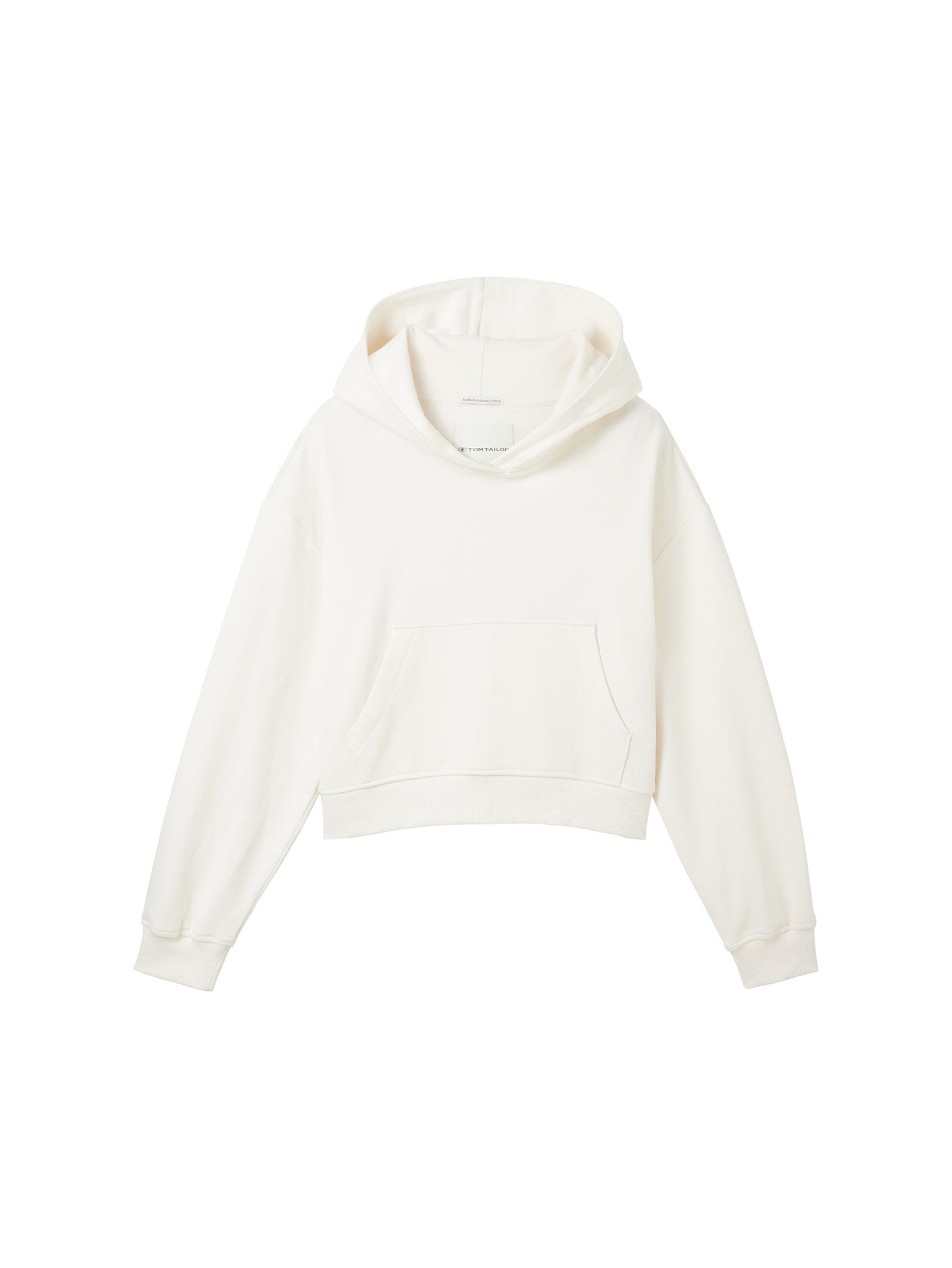 Cropped Hoodie mit Bio-Baumwolle