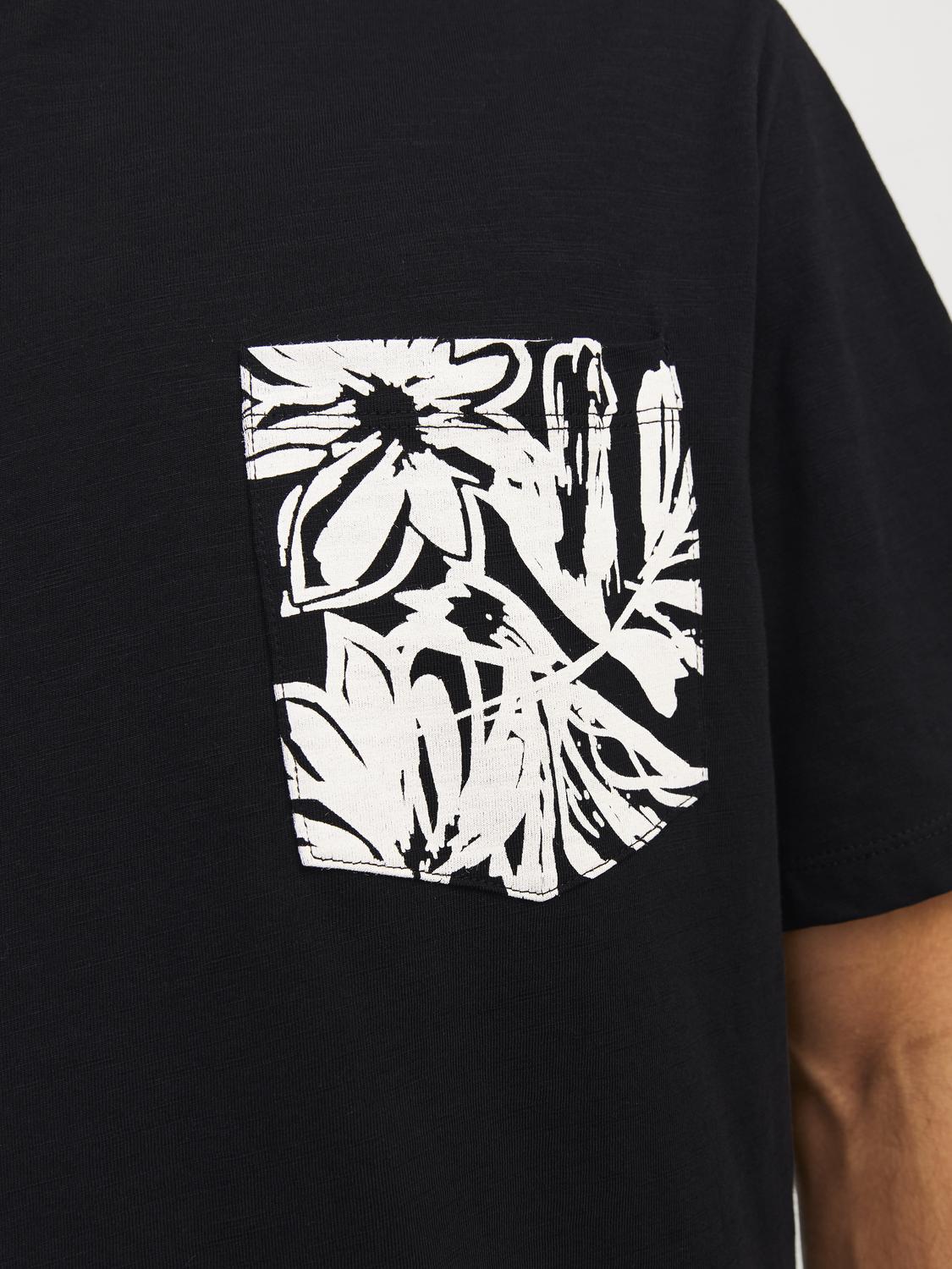 JORLAFAYETTE POCKET TEE SS CREW NECK LN