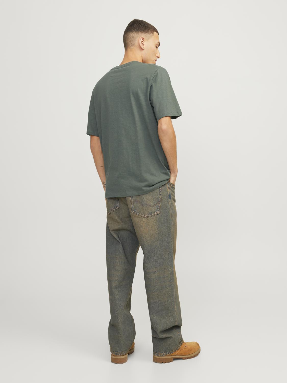 JORLAFAYETTE POCKET TEE SS CREW NECK LN