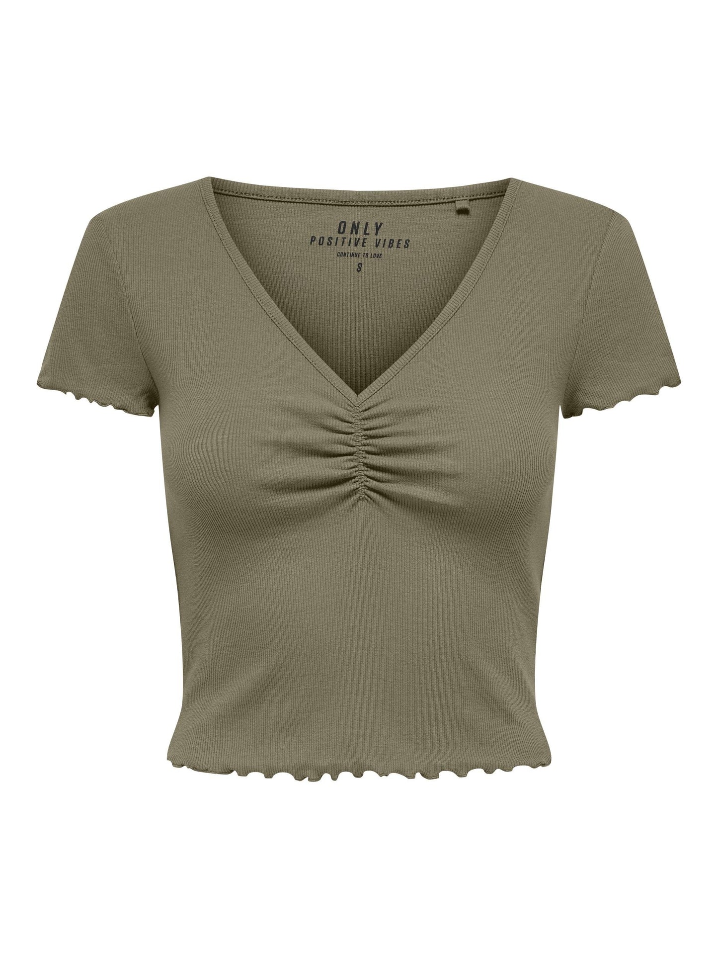 ONLBETTY S/S V-NECK TOP CC JRS